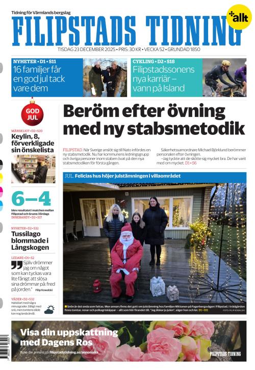 Filipstads Tidning 23.12.2025