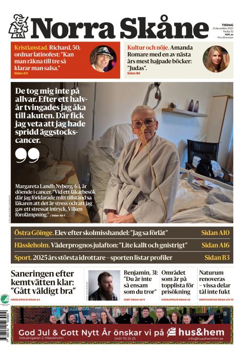 Norra Skåne 23.12.2025