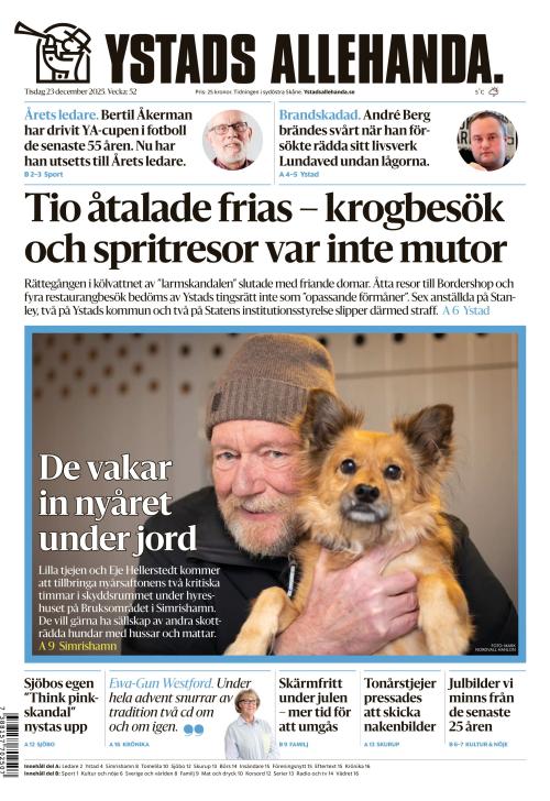 Ystads Allehanda 23.12.2025