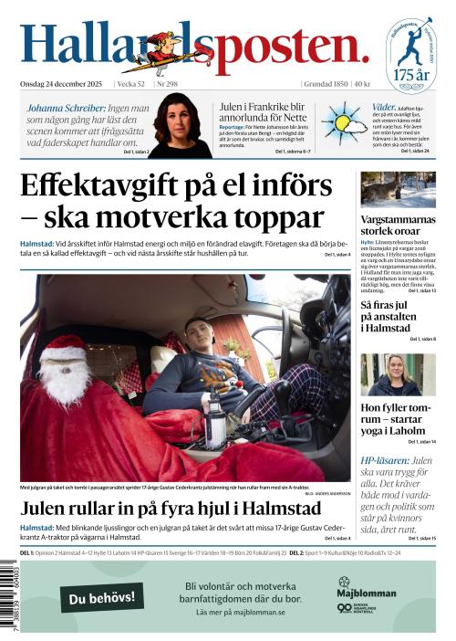 Hallandsposten 24.12.2025