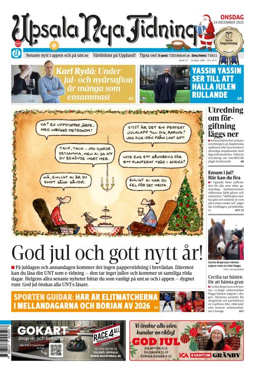 Upsala Nya Tidning 24.12.2025