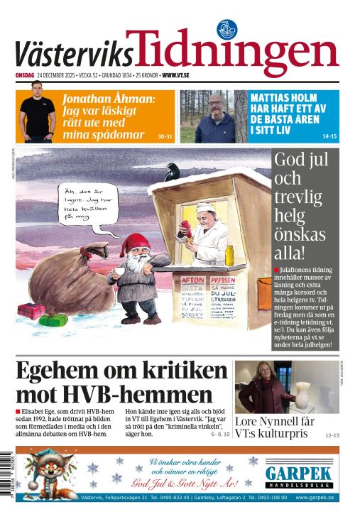 Västerviks-Tidningen 24.12.2025