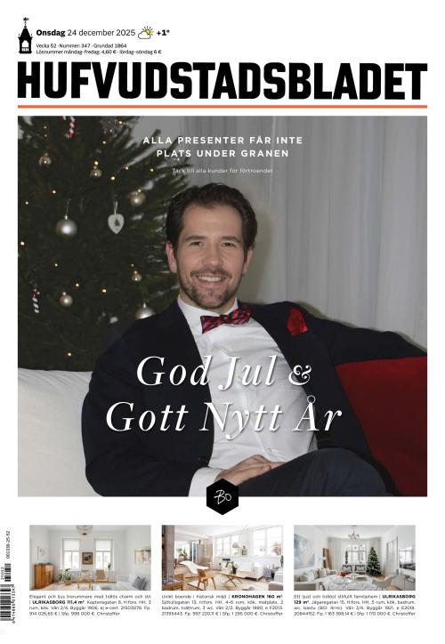 Hufvudstadsbladet 24.12.2025