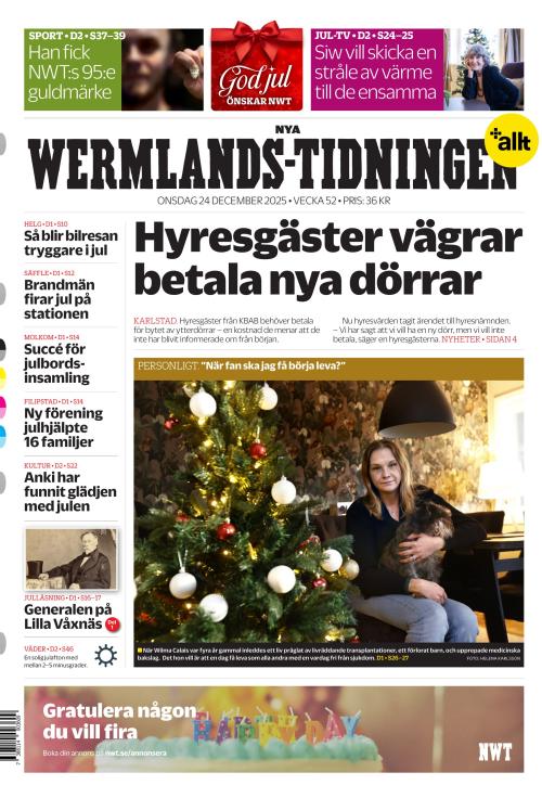 Nya Wermlands-Tidningen 24.12.2025