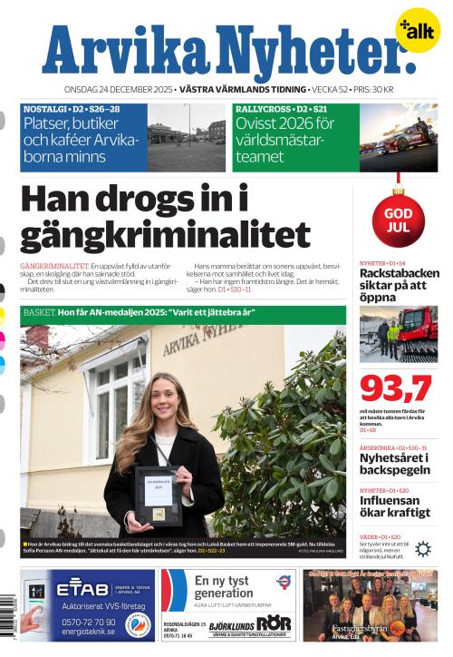 Arvika Nyheter 24.12.2025