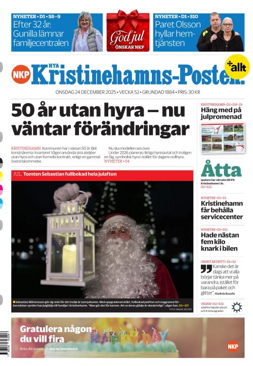 Nya Kristinehamns-Posten 24.12.2025
