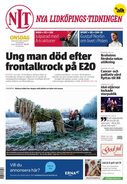 Nya Lidköpings-Tidningen 24.12.2025