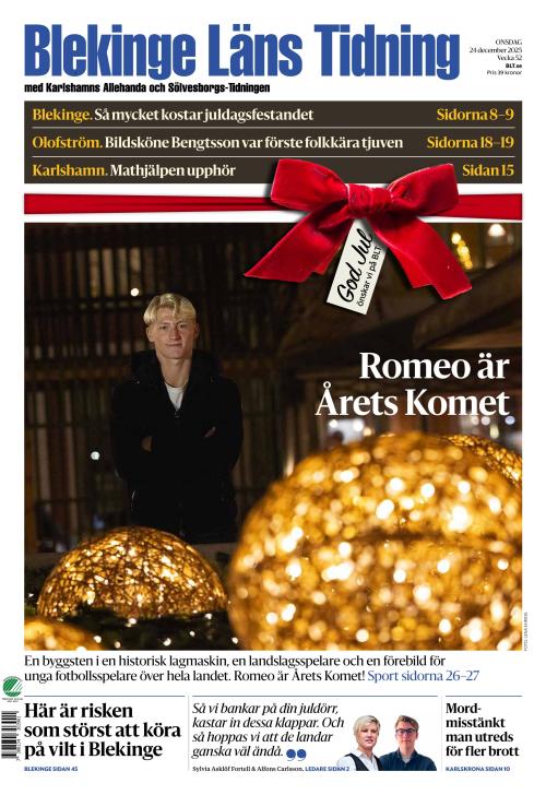 Blekinge Läns Tidning 24.12.2025