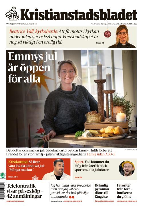 Kristianstadsbladet 24.12.2025