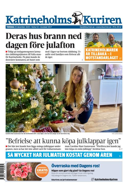 Katrineholms-Kuriren 25.12.2025