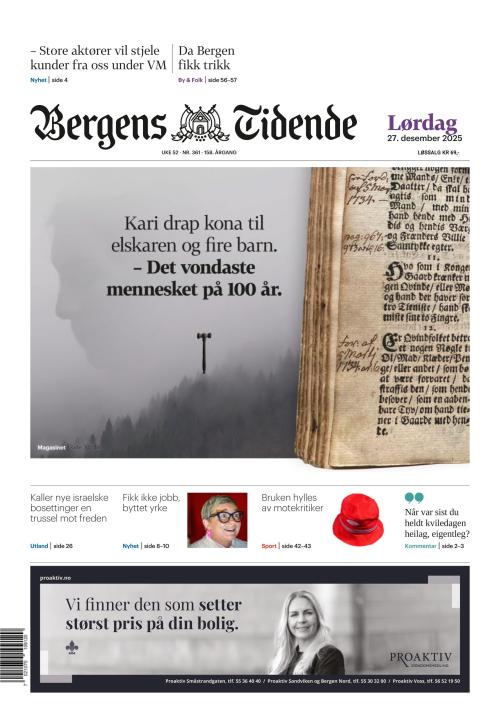 Bergens Tidende (NO) 27.12.2025