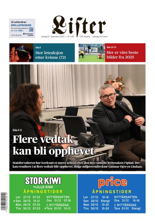 Lister (NO) 27.12.2025
