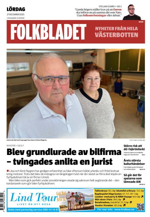 Folkbladet (Västerbotten) (SE) 27.12.2025