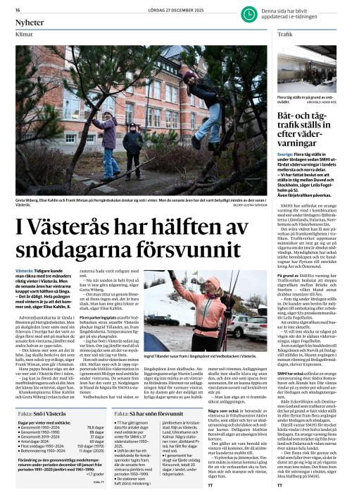 Göteborgs-Posten 27.12.2025