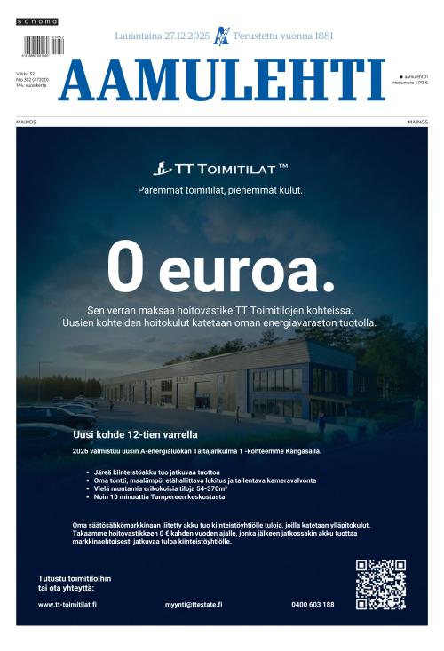Aamulehti 27.12.2025