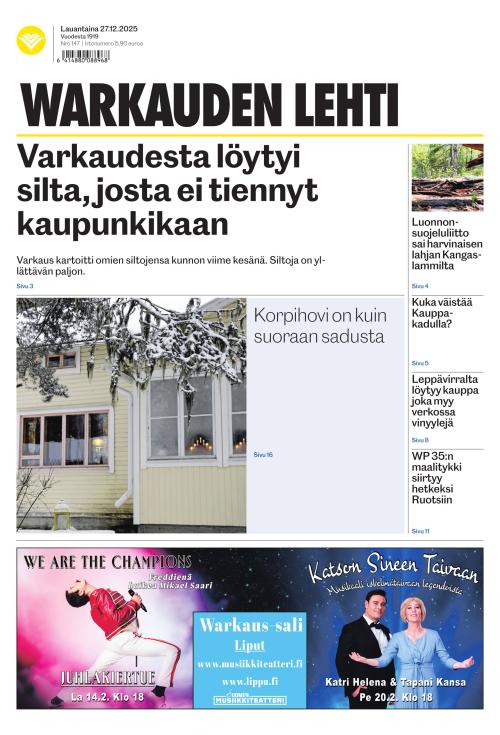 Warkauden Lehti 27.12.2025