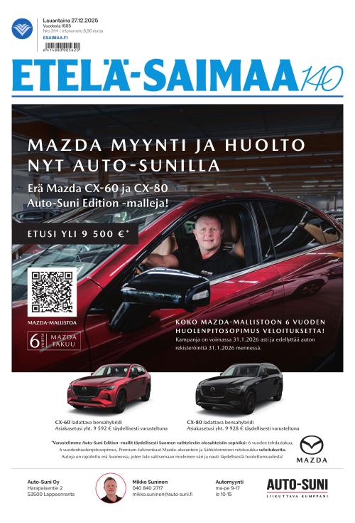 Etelä-Saimaa 27.12.2025