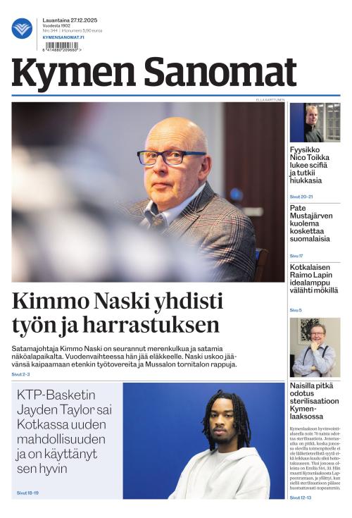 Kymen Sanomat 27.12.2025