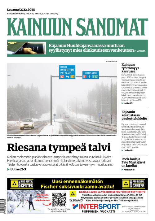 Kainuun Sanomat 27.12.2025