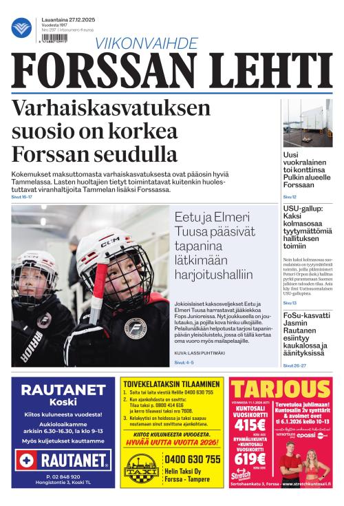 Forssan Lehti 27.12.2025