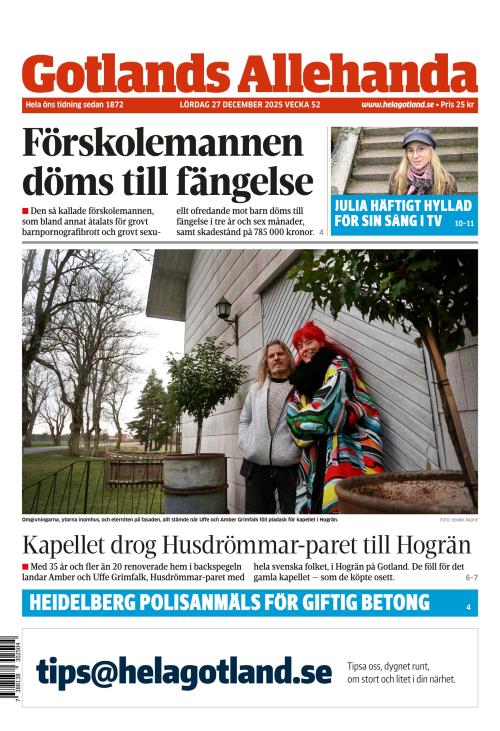 Gotlands Allehanda 27.12.2025