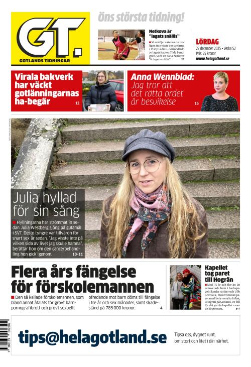 Gotlands Tidningar 27.12.2025