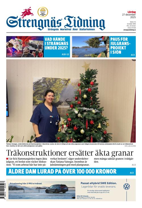Strengnäs Tidning 27.12.2025