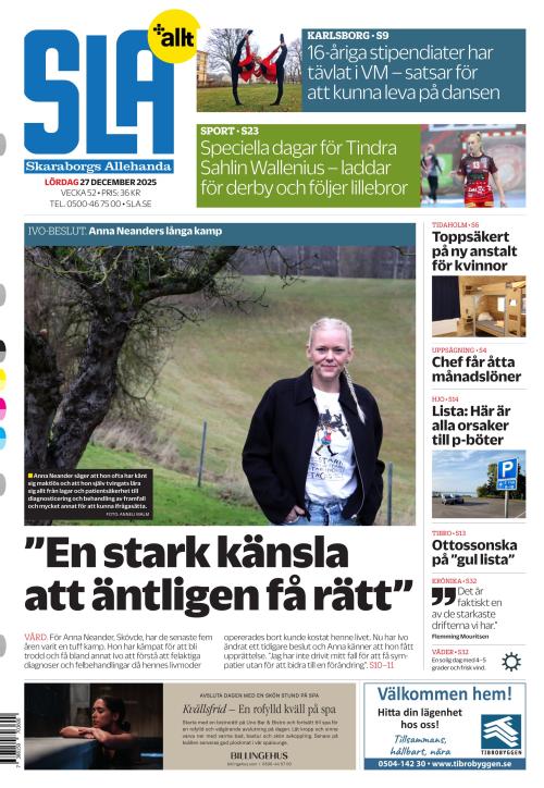 Skaraborgs Allehanda 27.12.2025