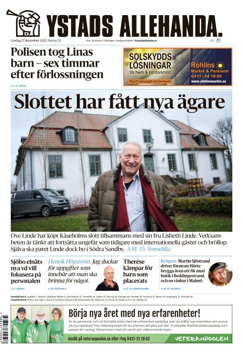 Ystads Allehanda 27.12.2025