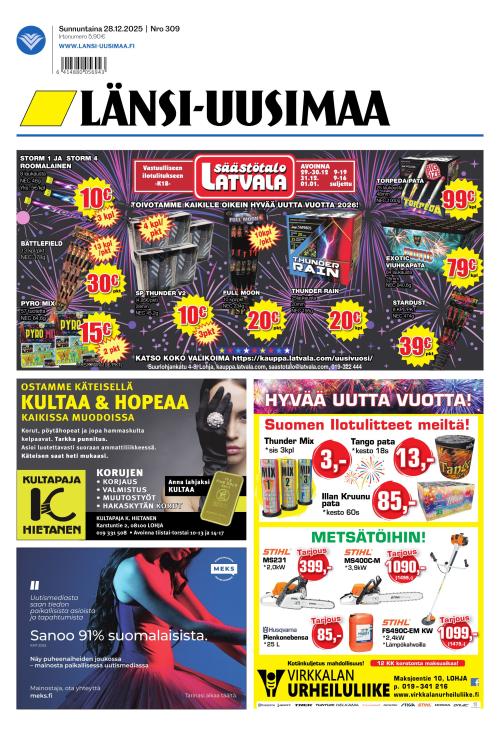 Länsi-Uusimaa 28.12.2025