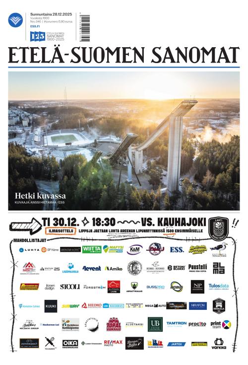 Etelä-Suomen Sanomat 28.12.2025