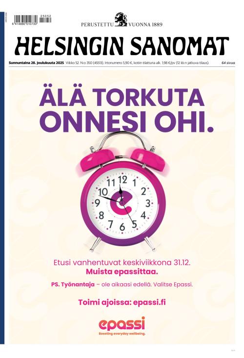 Helsingin Sanomat 28.12.2025