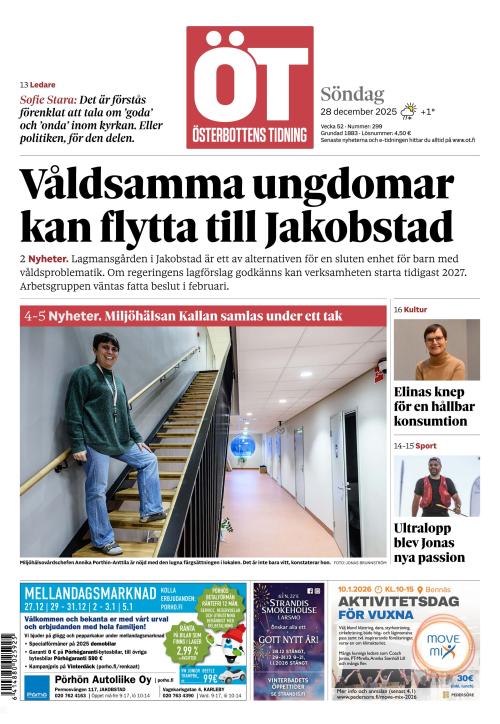 Österbottens Tidning 28.12.2025