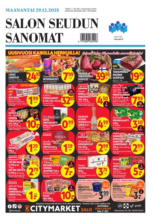 Salon Seudun Sanomat 29.12.2025