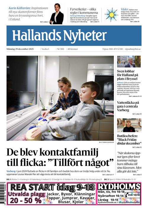 Hallands Nyheter 29.12.2025