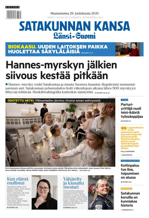 Satakunnan Kansa Länsi-Suomi 29.12.2025