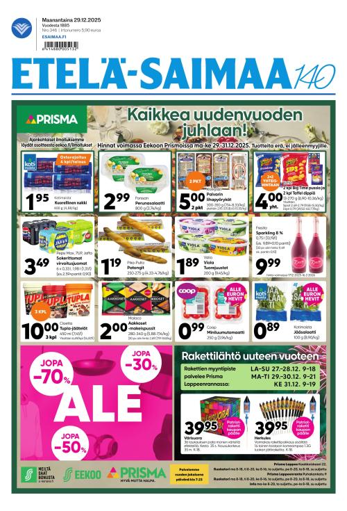 Etelä-Saimaa 29.12.2025