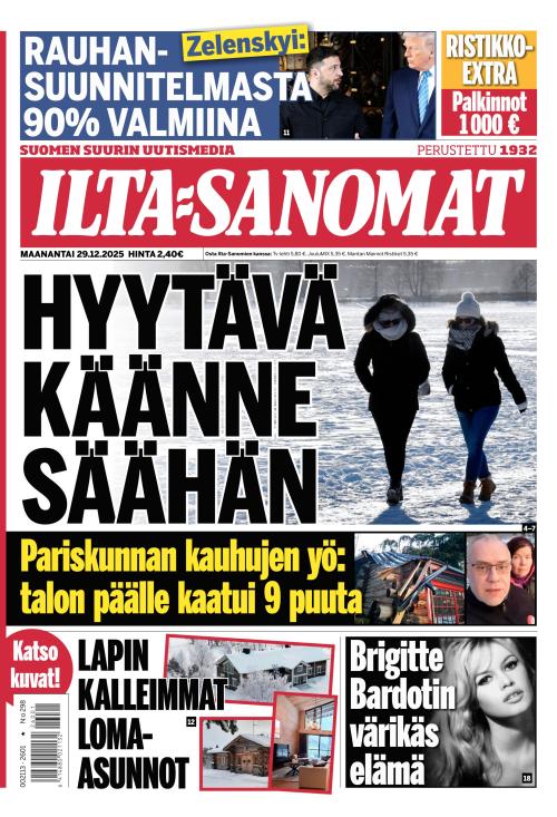 Ilta-Sanomat 29.12.2025