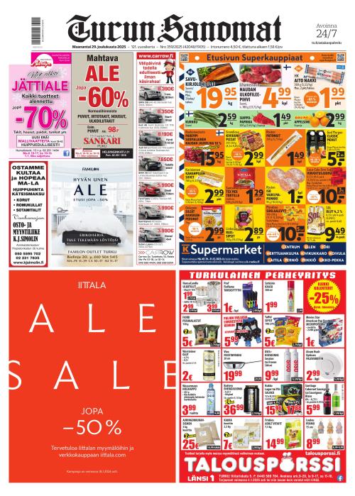 Turun Sanomat 29.12.2025