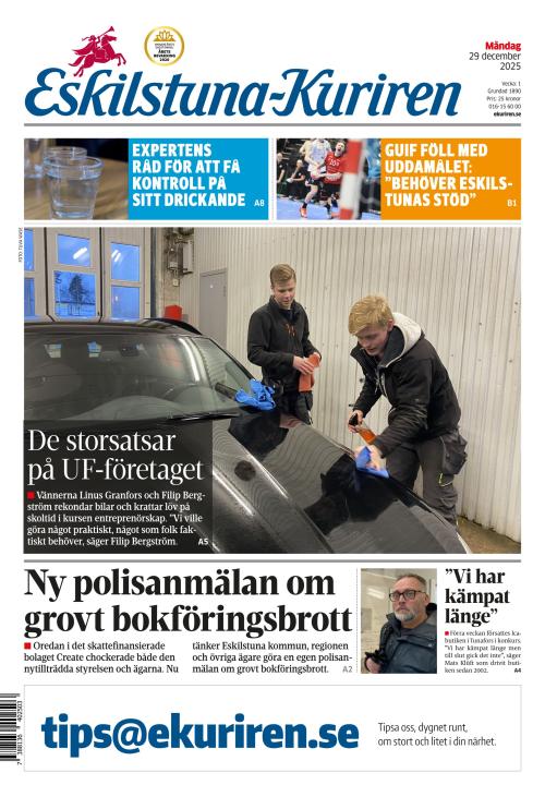 Eskilstuna-Kuriren 29.12.2025