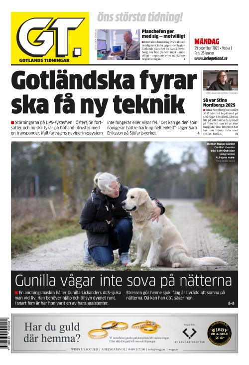Gotlands Tidningar 29.12.2025