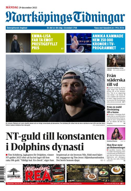 Norrköpings Tidningar 29.12.2025