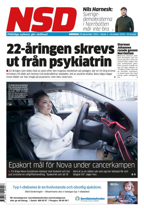 Norrländska Socialdemokraten 29.12.2025