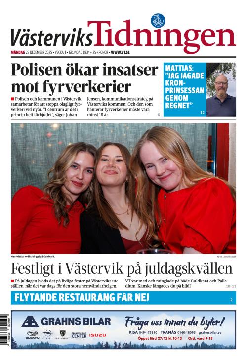 Västerviks-Tidningen 29.12.2025