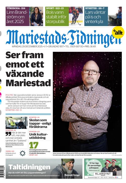 Mariestads-Tidningen 29.12.2025