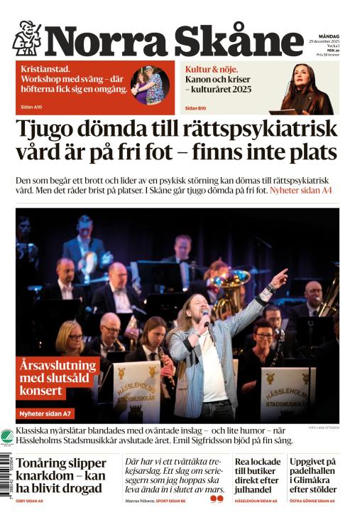 Norra Skåne 29.12.2025