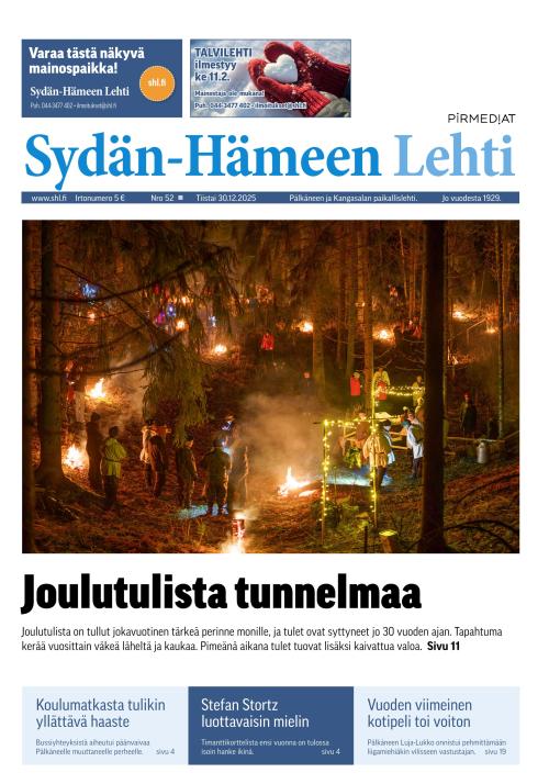 Sydän-Hämeen Lehti 30.12.2025