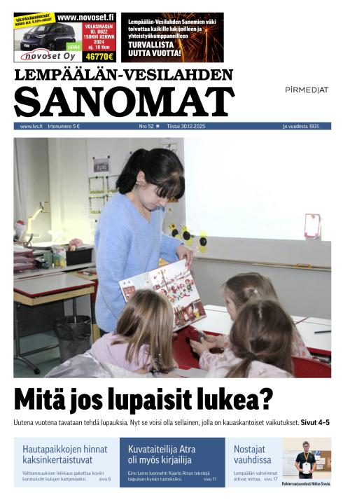 Lempäälän-Vesilahden Sanomat 30.12.2025