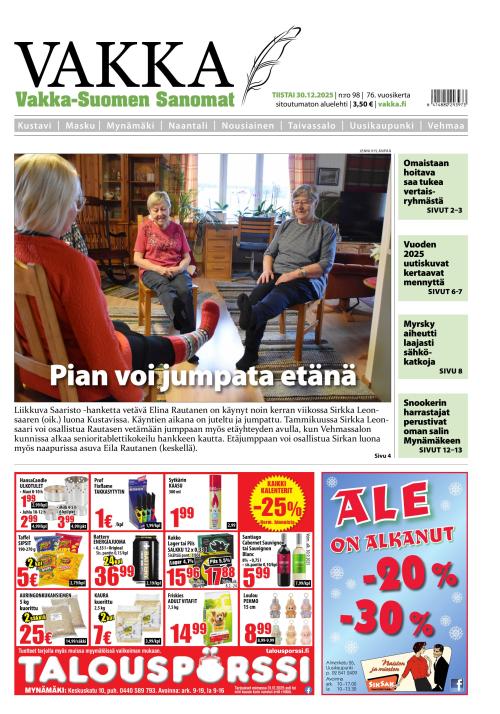 Vakka-Suomen Sanomat 30.12.2025