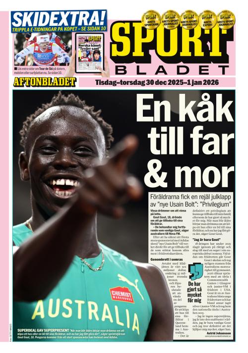 Aftonbladet Sportbladet 30.12.2025
